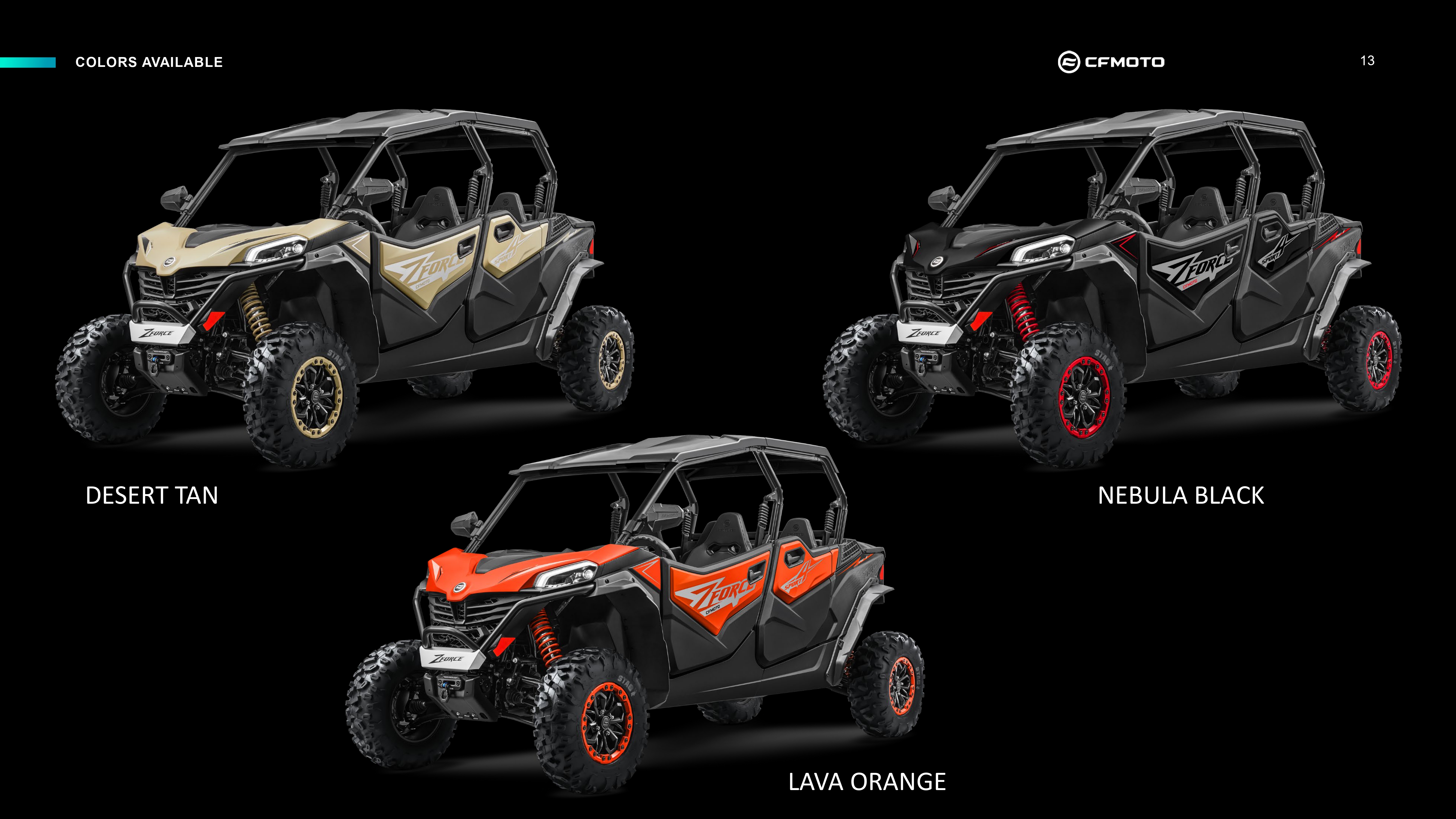 CFmotothailand UTV Zforce 4seaters