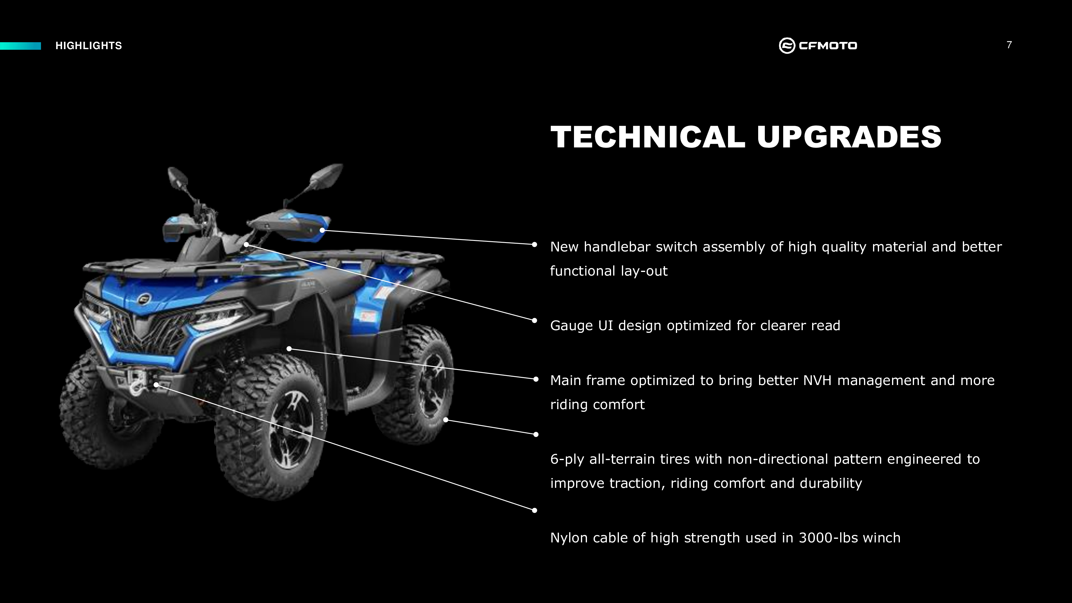 ATV 600cc CFMOTO 4x4