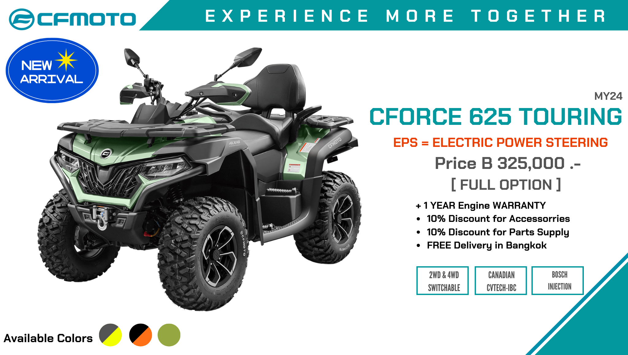 Cforce625 CFmoto ATV 600cc