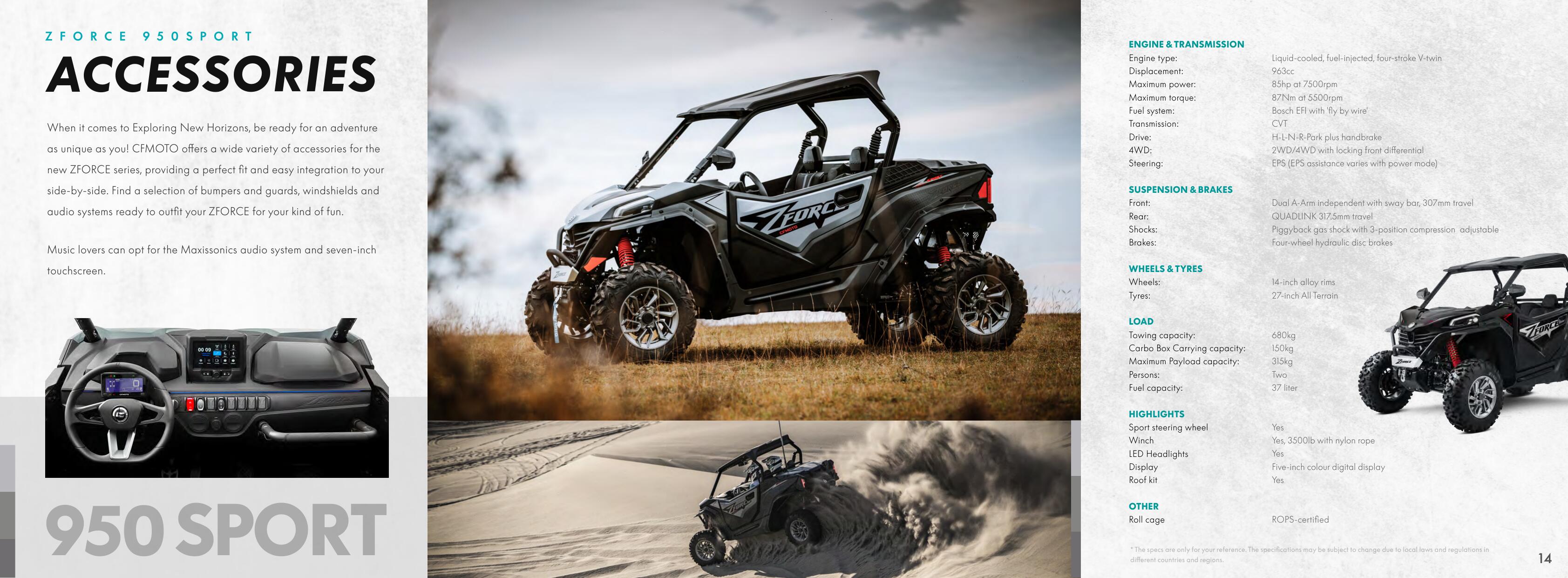 UTV CFmoto Z950 Sport 