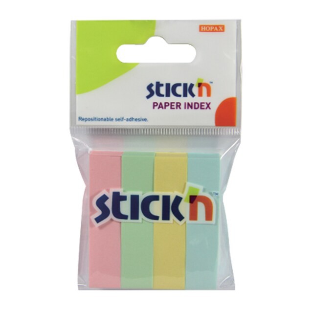 กระดาษอินเด็กซ์ Stick'n 1.2X5 ซม. สีพาสเทล
