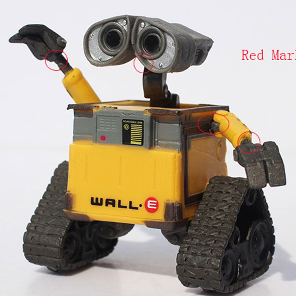 โมเดลหุ่นยนต์ wall-e ตัวเล็กๆ ขยับจัดท่าได้ (เวอร์ชั่นตัวไม่เปื้อน)