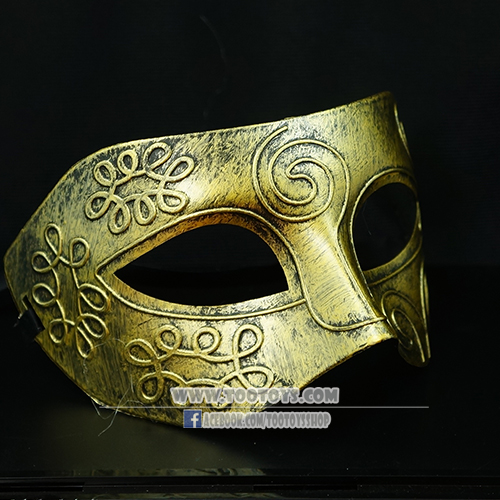 Fancy mask หน้ากากแฟนซี กาดิเอเตอร์ สีทอง