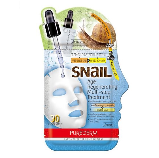 Pure Derm Snail Age Regenerating Multi-Step Treatment 3D mask*10ea