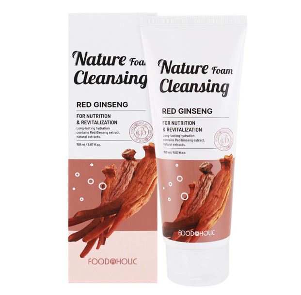 Food A Holic Natural Foam Cleansing [Red Ginseng] 150ml