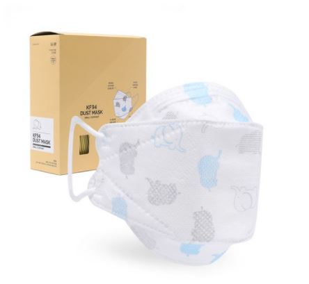 LiLit KF94 Yellow Dust Prevention Mask Small Elephant 50 Sheets