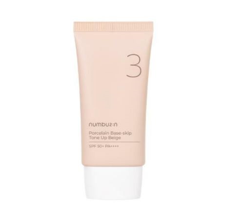 NUMBUZ:IN Porcelain Base-Skip Tone Up Beige SPF50+ PA++++ 50ml ...