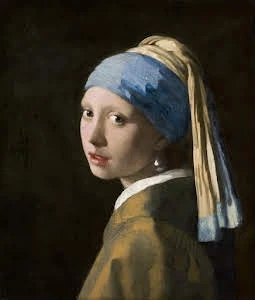 หญิงสาวกับต่างหูมุก โดย Johannes Vermeer