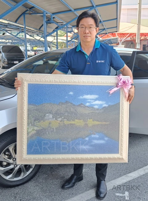 รับวาดภาพวิวสภานที่ท่องเที่ยวสำคัญทั่วโลก