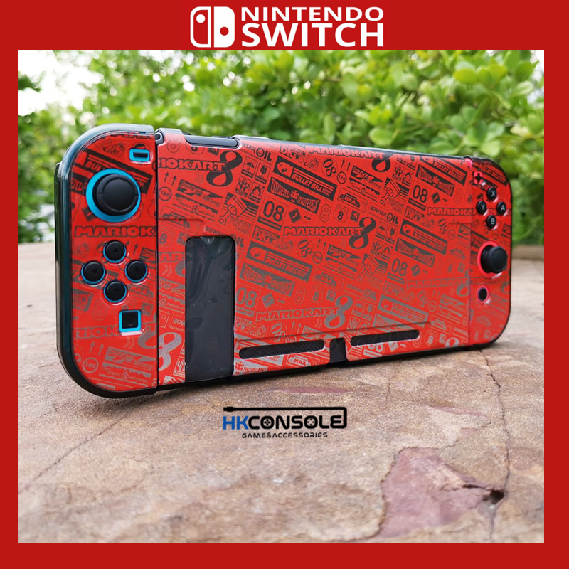 Nintendo Switch case คละลาย *รุ่นนี้สามารถใส่เคสลง Dock ได้ ไม่ต้องถอดออก งานดี สกรีนคมชัด*