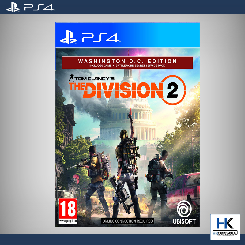 Jeu PS4 Tom Clancy's The Division 2 - Version PAL Française, Très Bon état, Boîte Et Notice Incluses