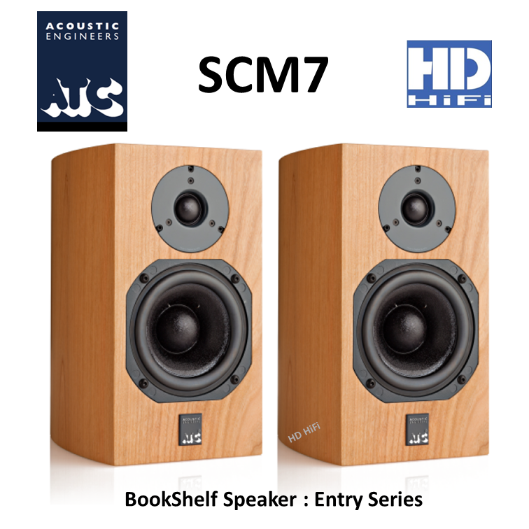ATC Acoustic Engineers SCM7 Bookshelf Speaker Cherry hdhifi