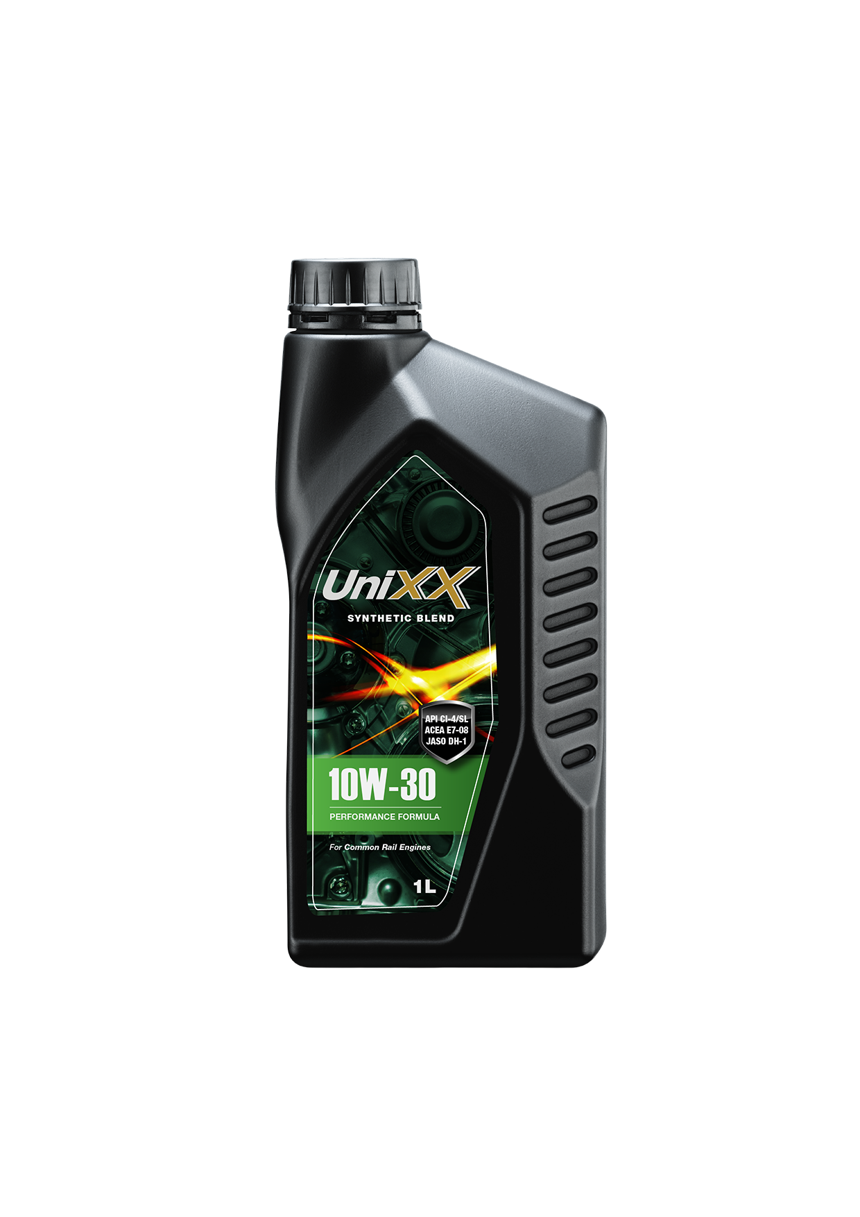 UniXX 10W-30 น้ำมันเครื่องกึ่งสังเคราะห์มาตรฐาน สูตรพรีเมี่ยม ขนาด 1 ลิตร
