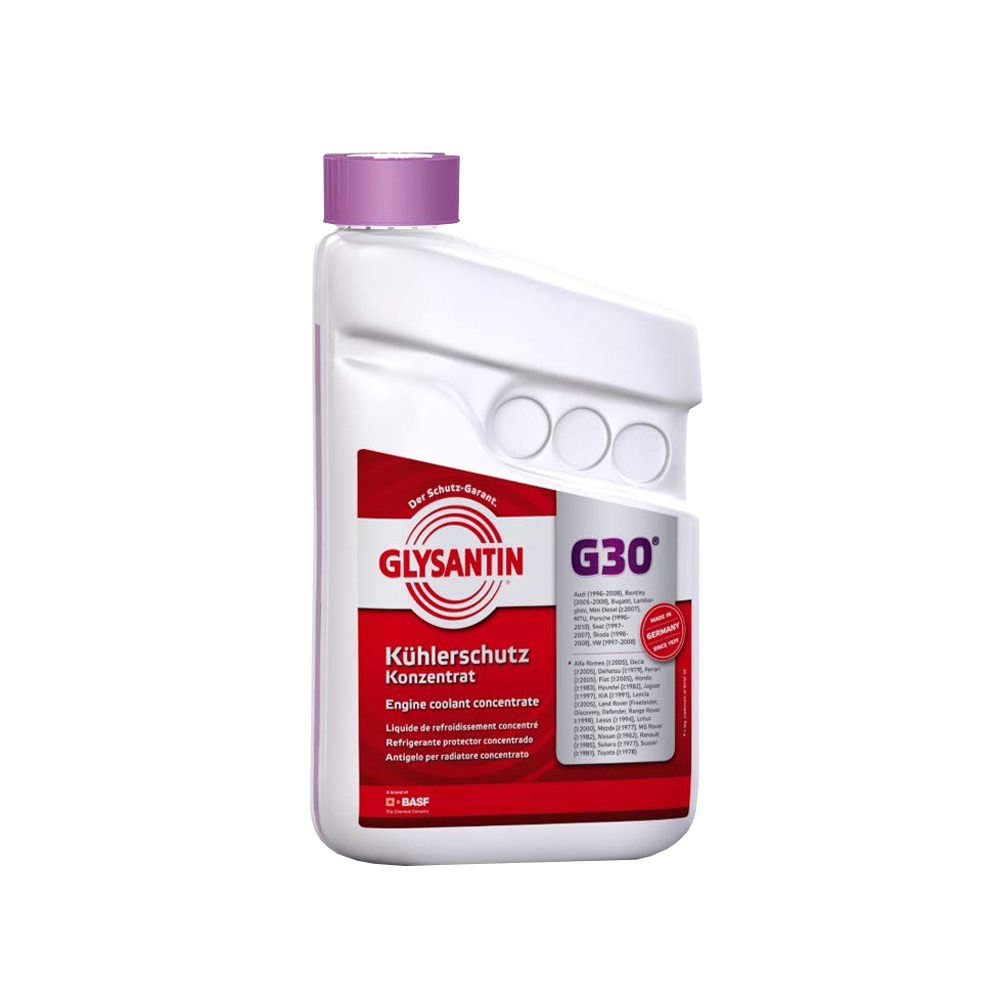 Glysantin G30 Coolant น้ำยาหล่อเย็น กันสนิมหม้อน้ำ (ฝาสีม่วง) 1.5 ลิตร – ใช้กับรถญี่ปุ่นหรือเกาหลี