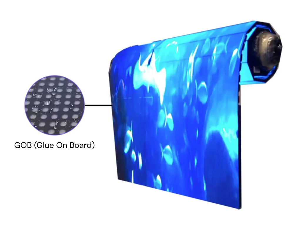 Rollable LED