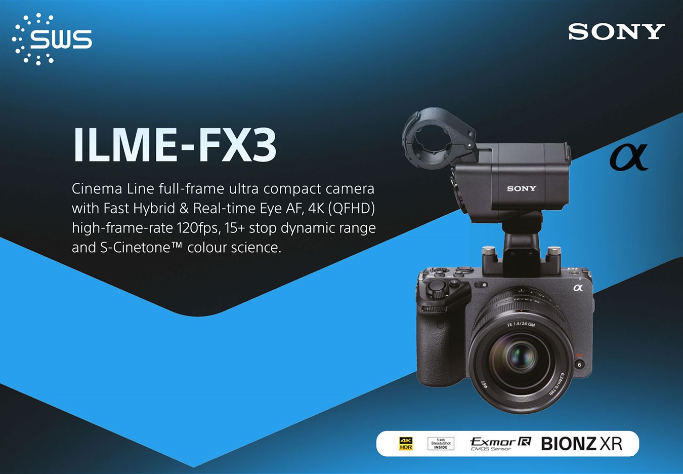  ซื้อ FX3 กับเราสิ! กล้อง Full-Frame น้องเล็กจากตระกูล Cinema Line
