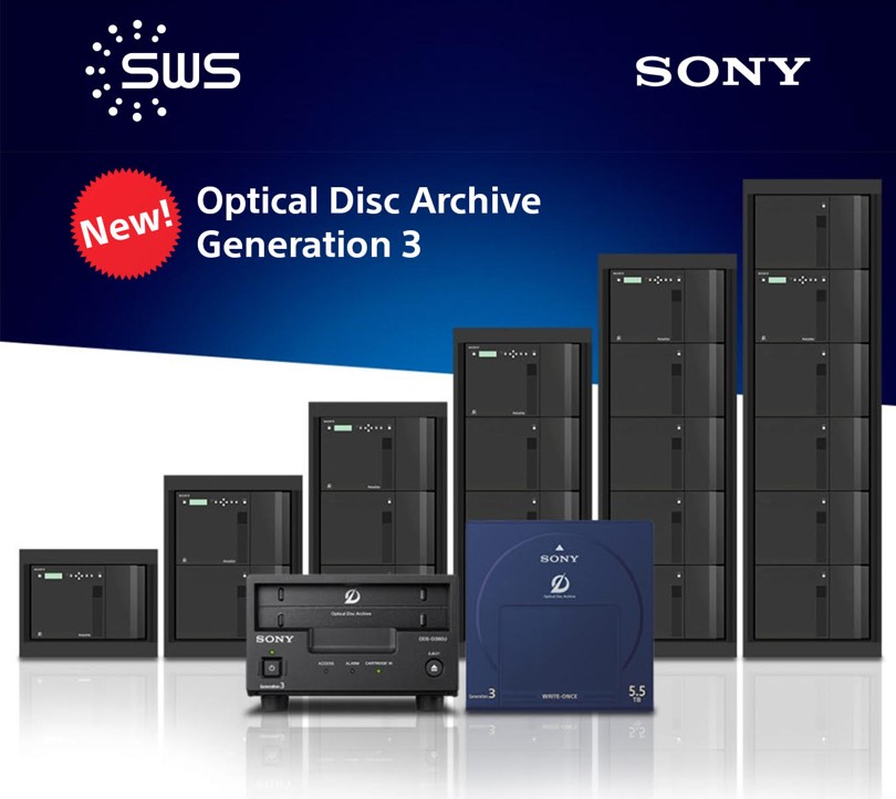 Optical Disc Archive (ODA) Generation 3 ใหม่ล่าสุดจากโซนี่