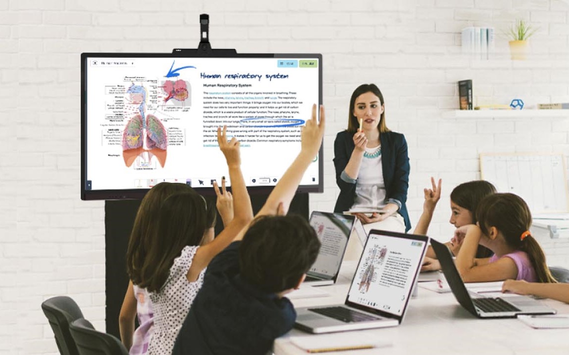 Galieo-one-(For-TV)-กระดาน-interactive-อัจฉริยะแบบ clip-on สำหรับทีวี