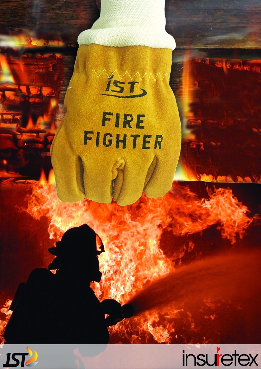 ถุงมือดับเพลิงในอาคาร IST Fire Fighter