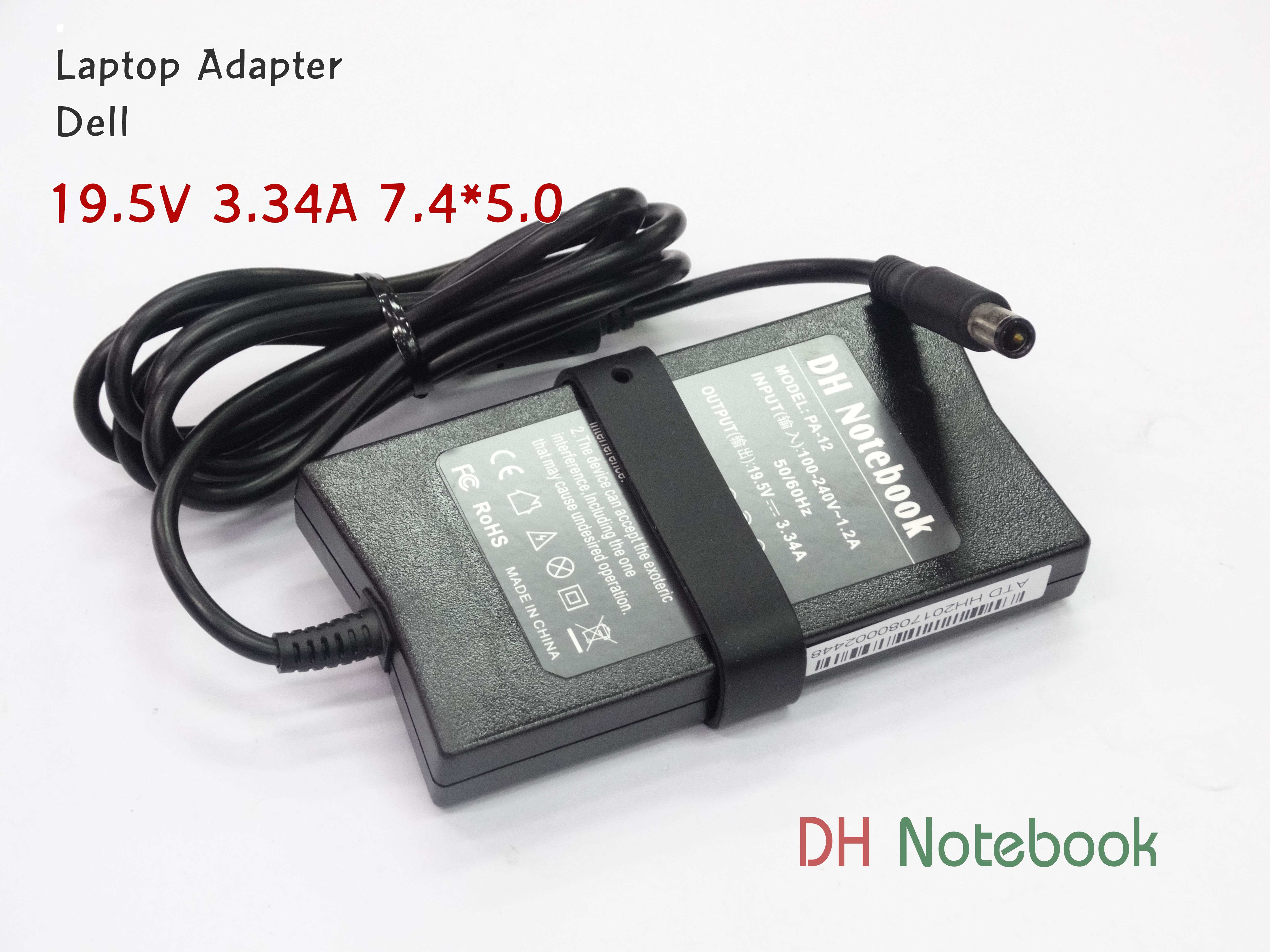 Adapter Dell 19.5V 3.34A (7.4*5.0) Slim