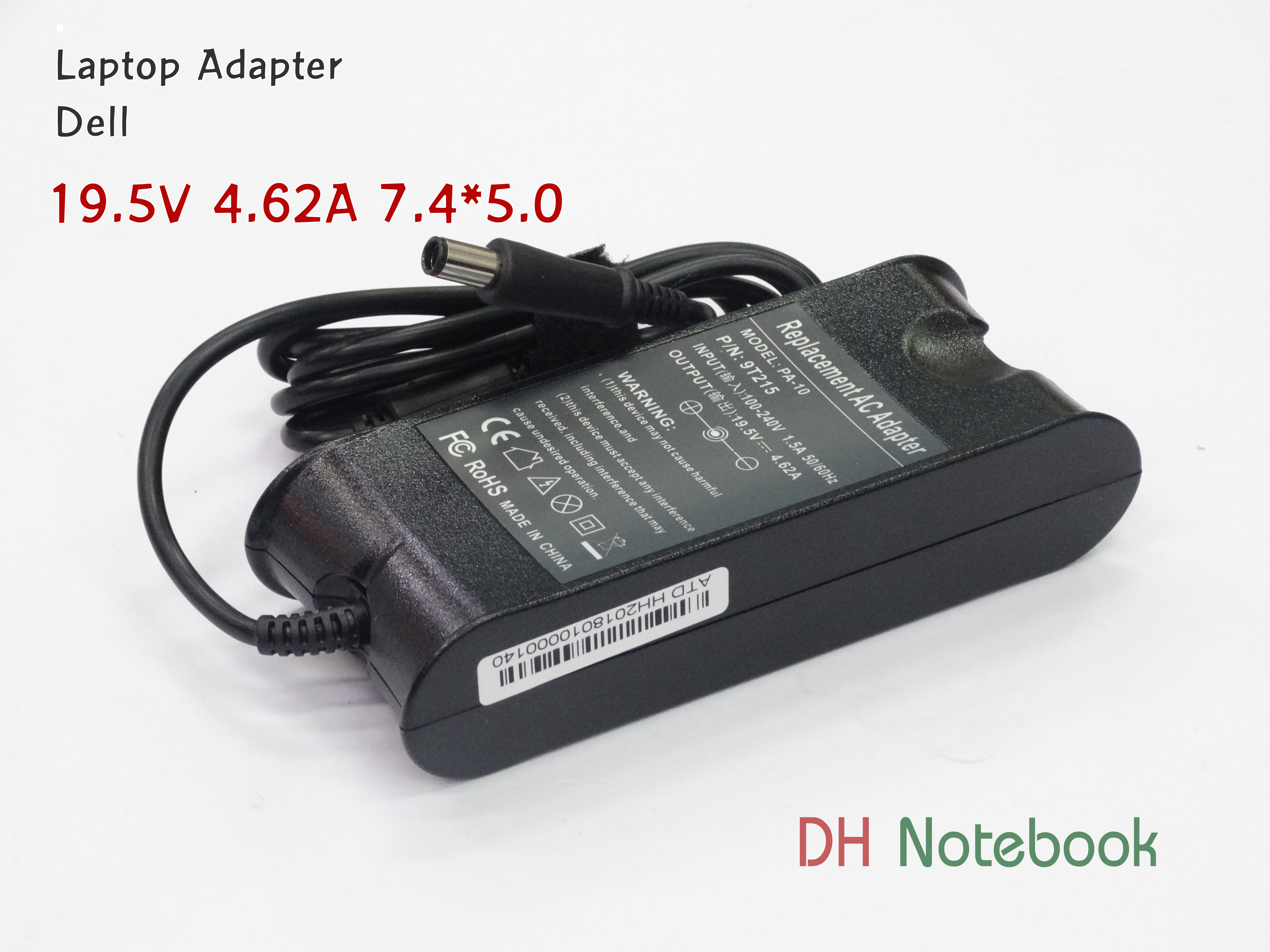 Adapter DELL 19.5V 4.62A (7.4*5.0) เเท้