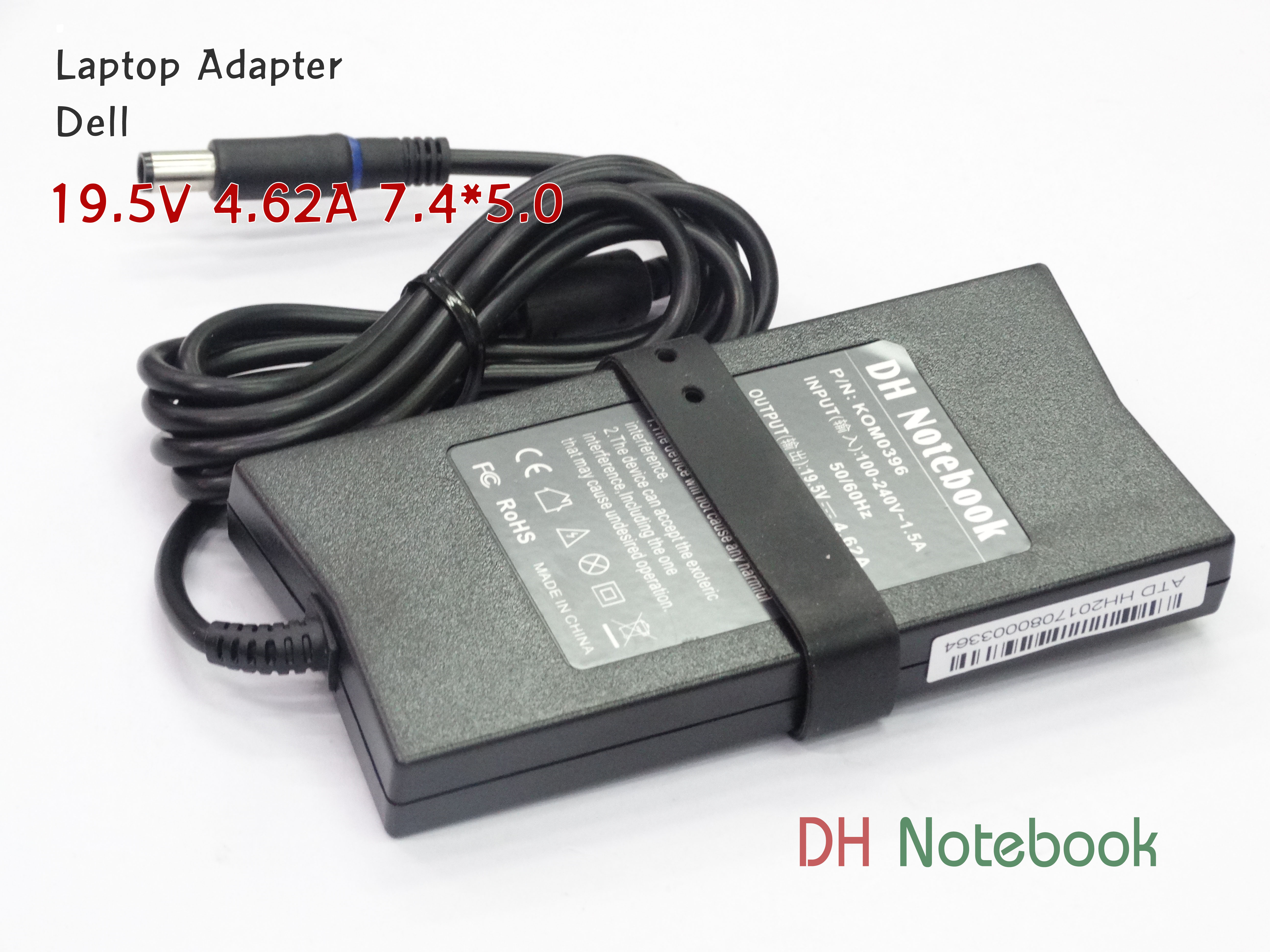 Adapter DELL 19.5V 4.62A (7.4*5.0) Slim เเท้