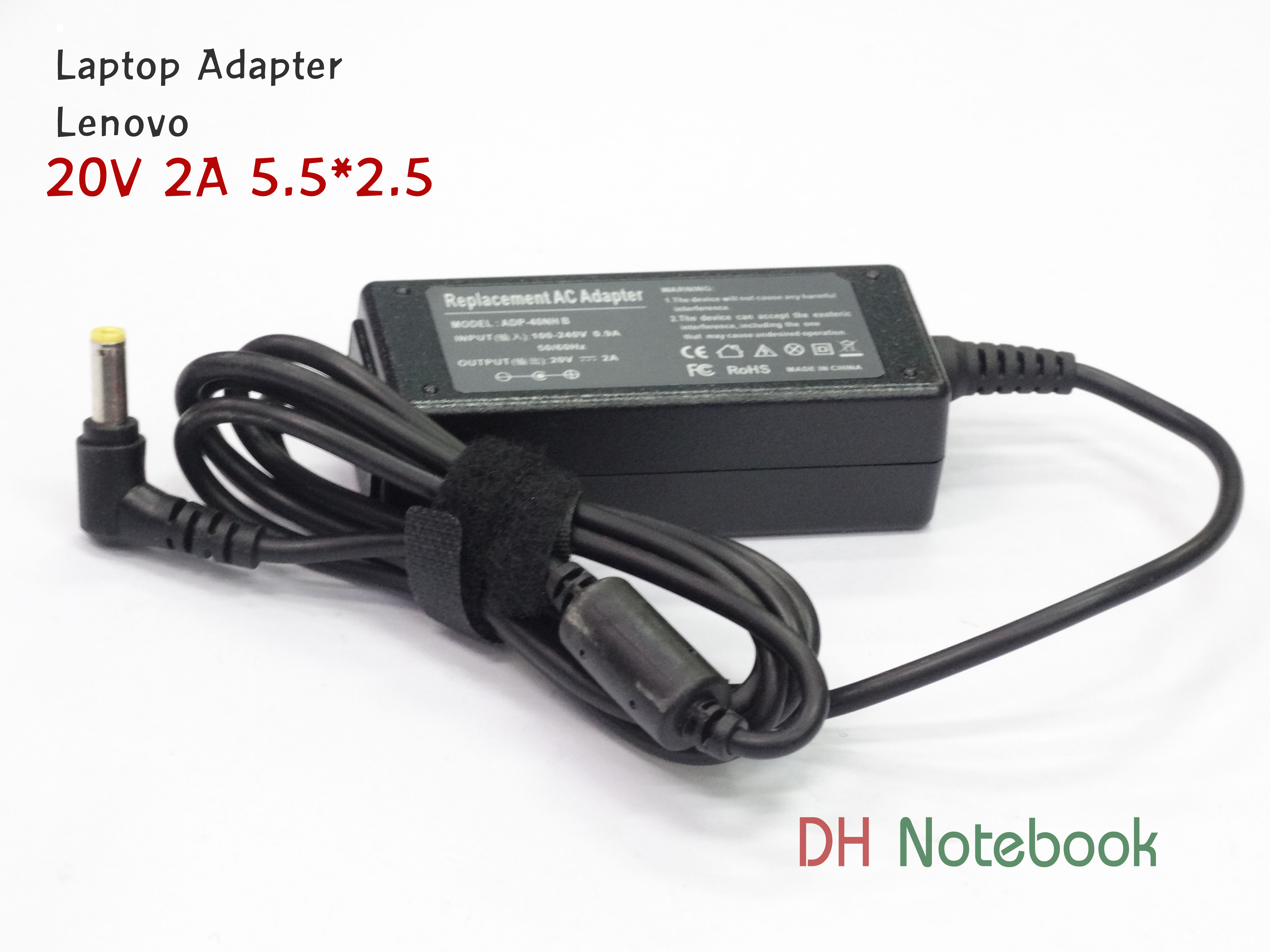 Adapter For LENOVO 20V 2A (5.5*2.5)