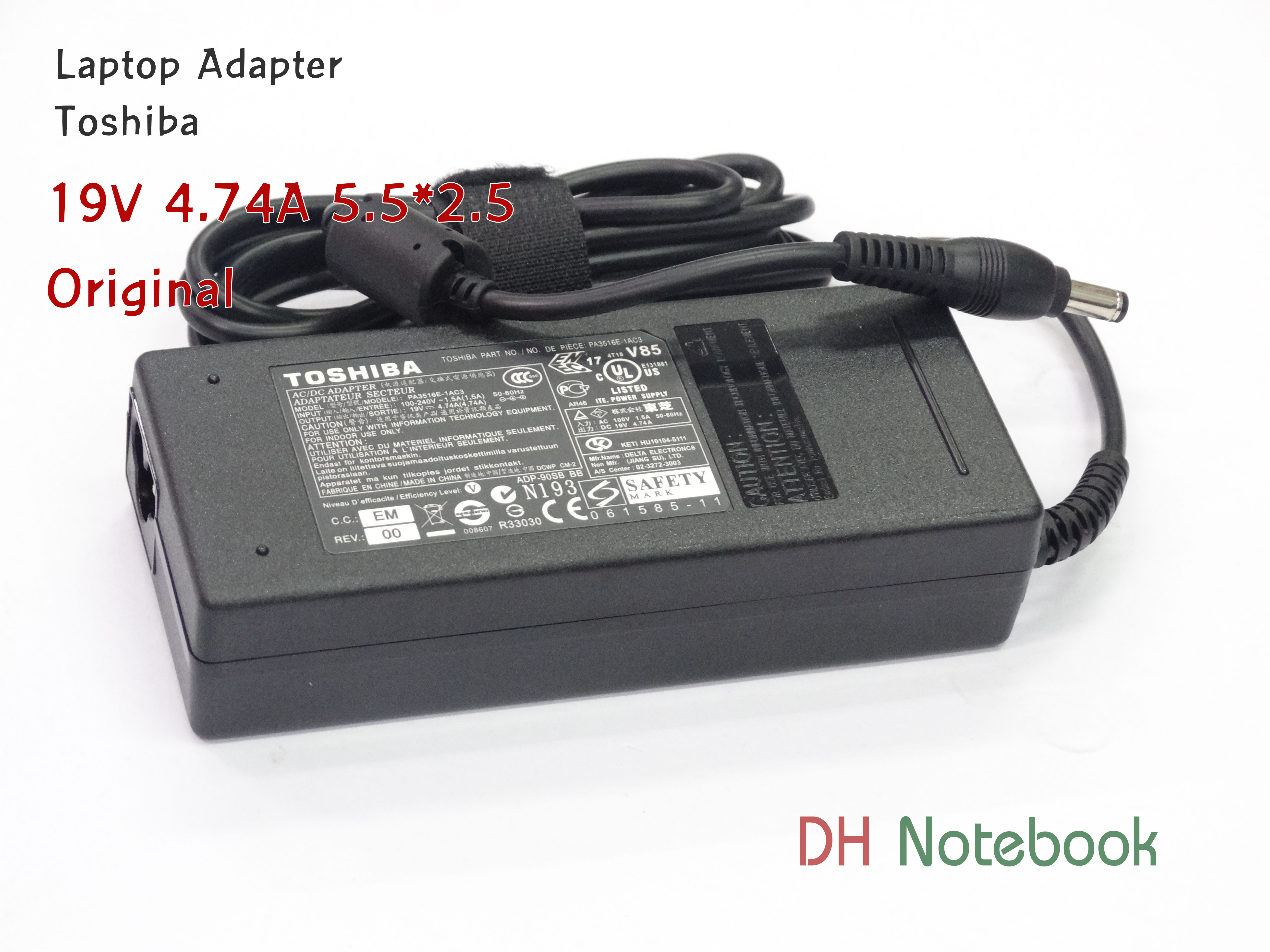 Adapter TOSHIBA 19V 4.74A (5.5*2.5) ของแท้