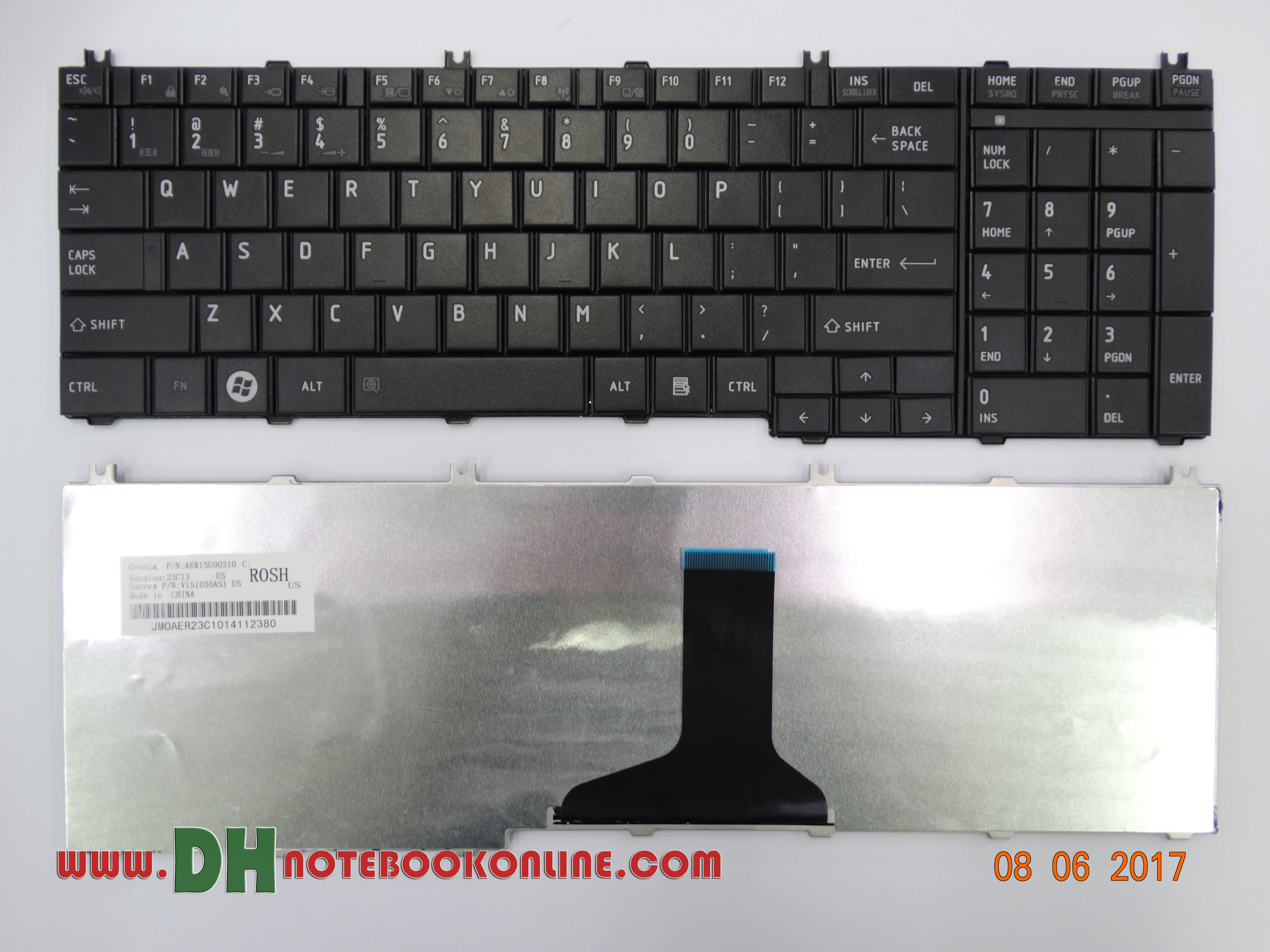 Toshiba C650 Keyboard