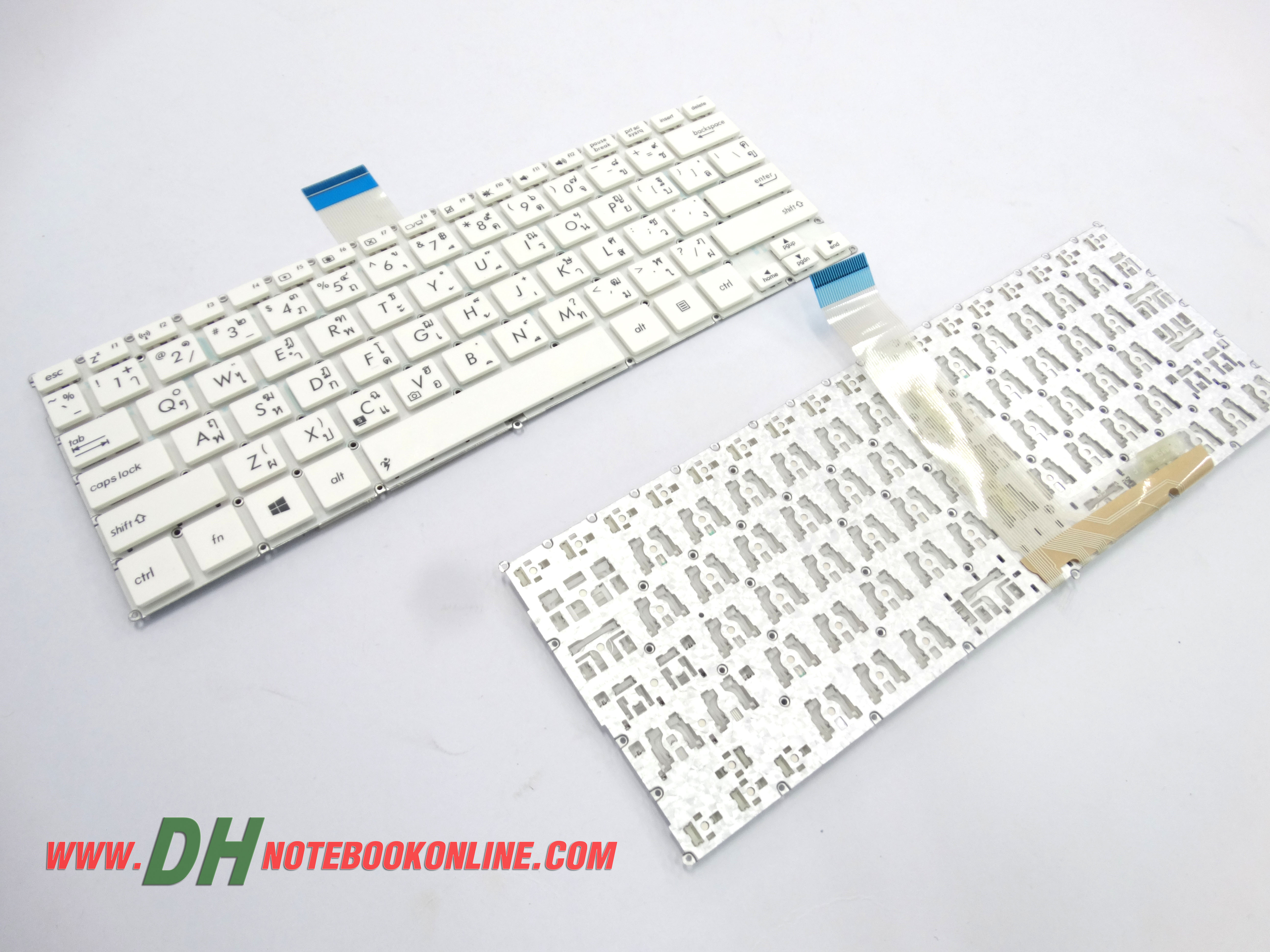Keyboard Notebook Asus X200M White