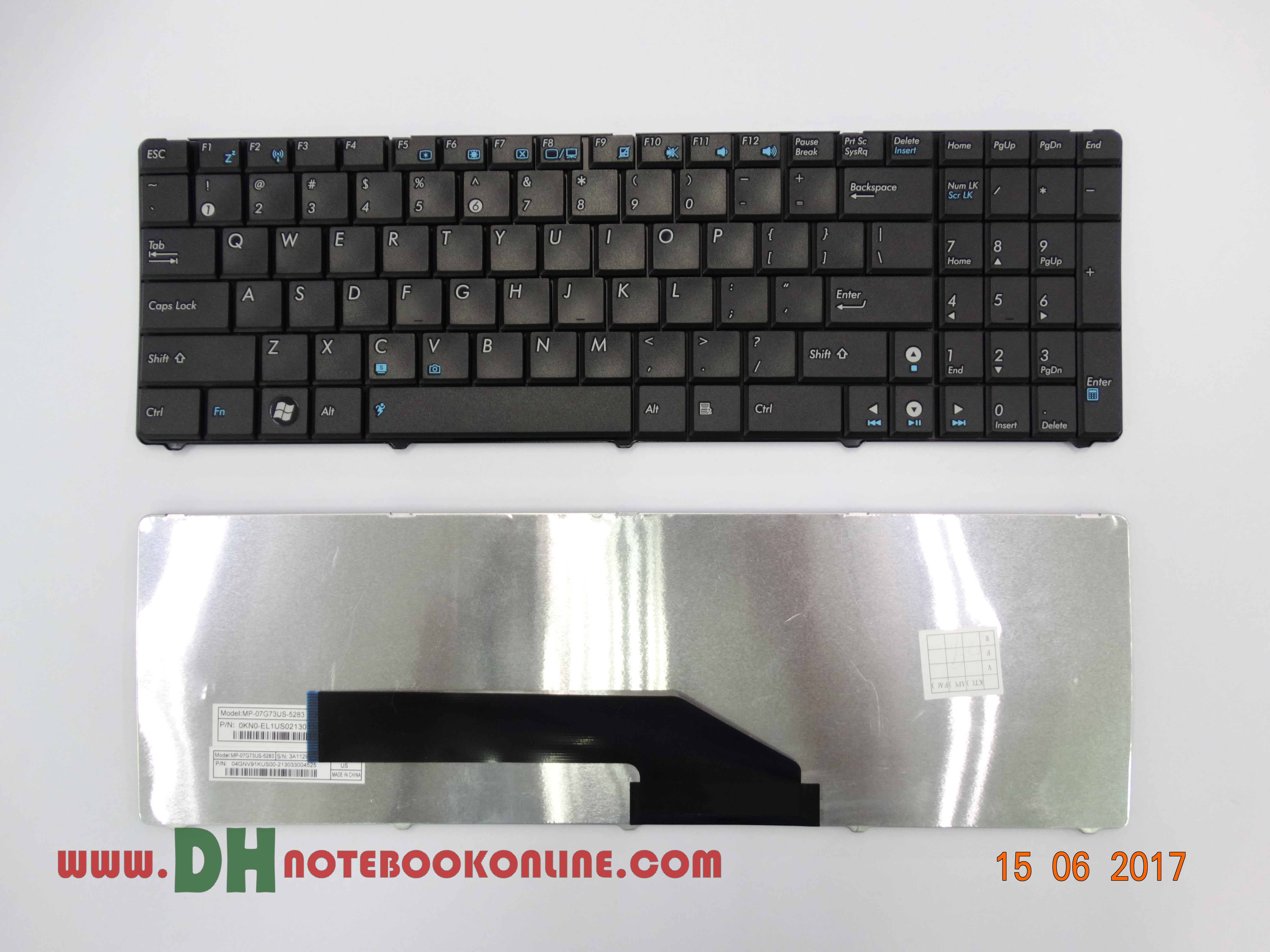 Keyboard Notebook Asus K50 K50AB K50IE K50ID K50in K61 X5DI K70 K70IJ X5DC