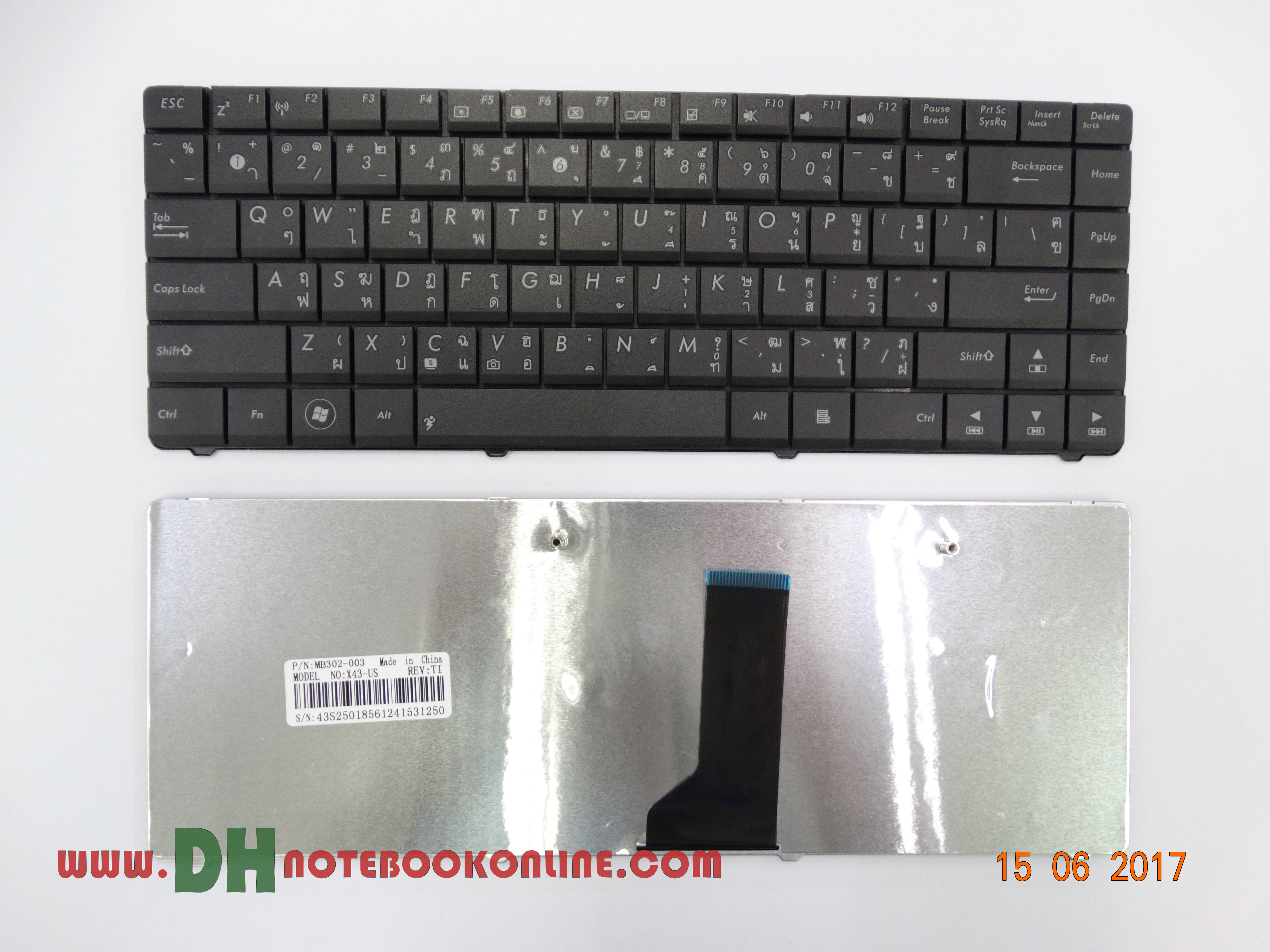 Keyboard Notebook Asus X43U