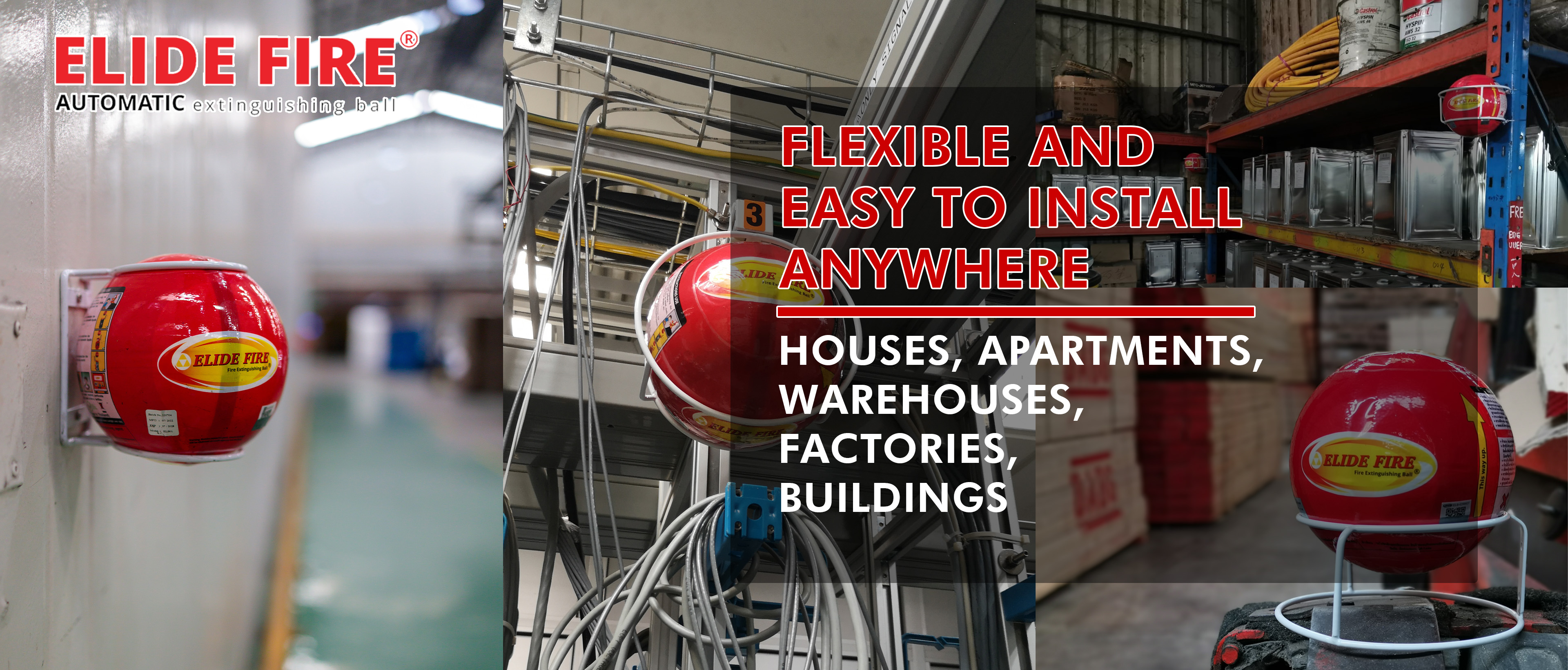 Automatic Fire Extinguishing Ball ELIDE FIRE