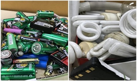 ขยะอันตราย ขยะอันตราย เช่น ถ่าน หลอดไฟ