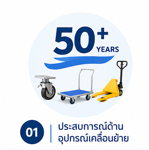 50ปีประสบการณ์ลูกล้อ รถเข็น