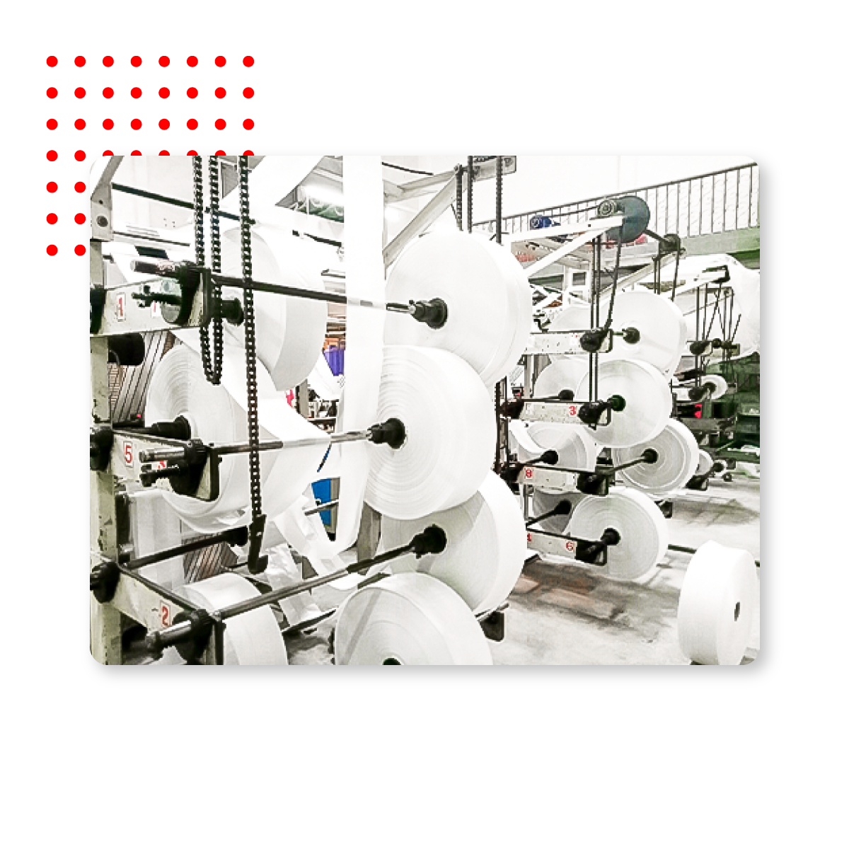 ภาพม้วนถุงพลาสติก