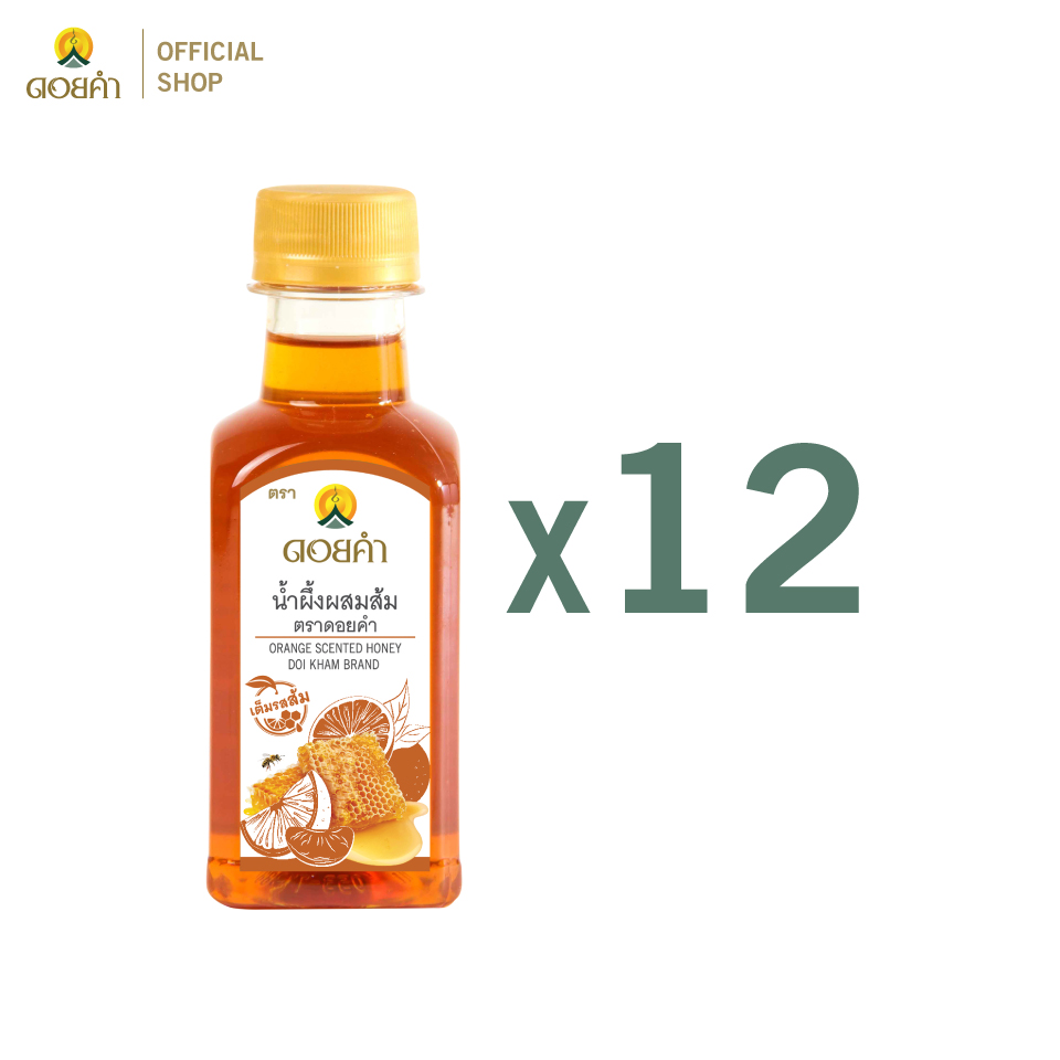 น้ำผึ้งผสมส้ม 230 กรัม (12 ขวด)