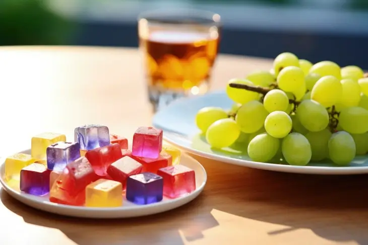 กระเช้าผลไม้ เยลลี่ผลไม้