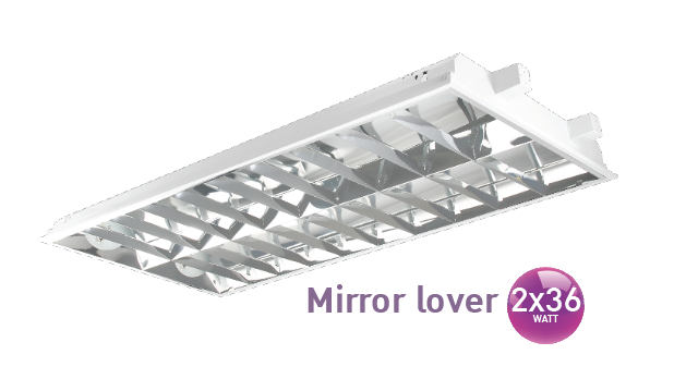 Recessed T/M Mirror lover 2x36