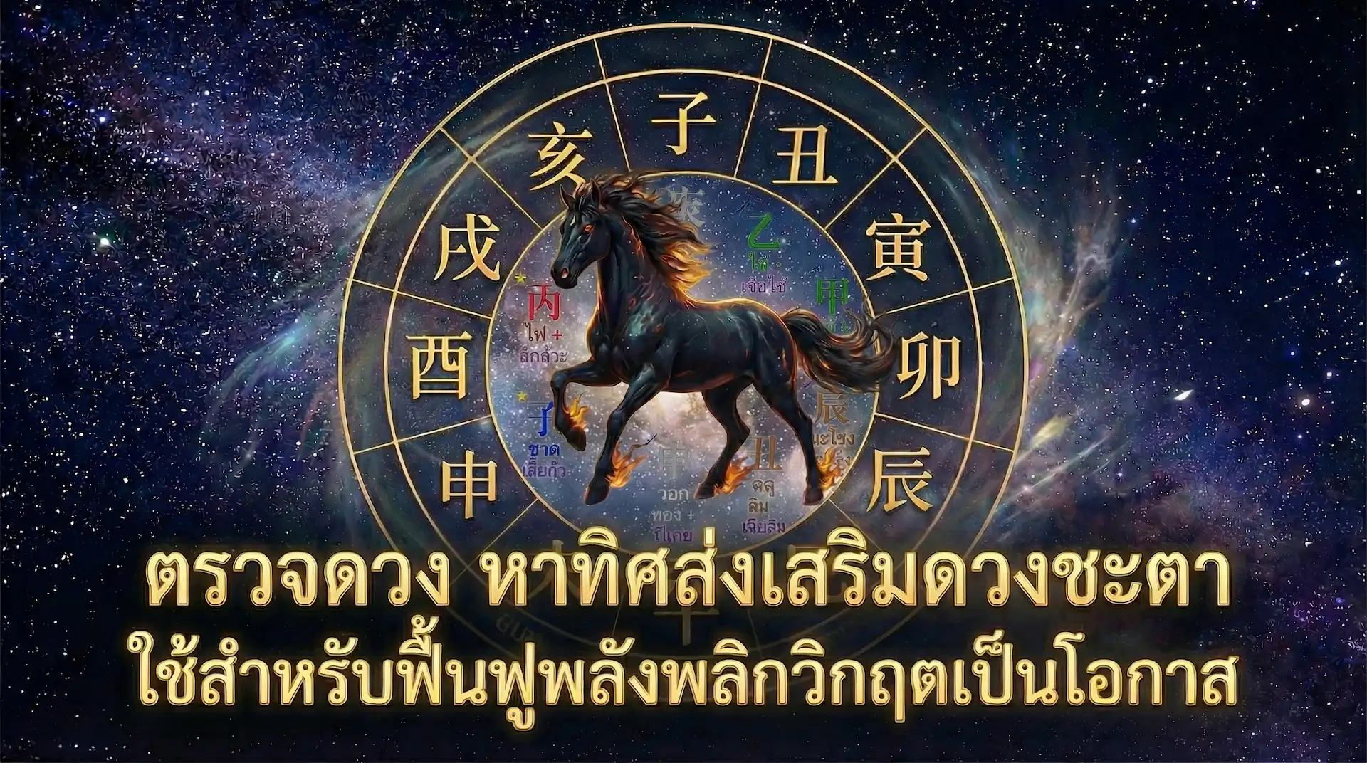 ตรวจดวงจีน หาทิศเสริมดวง