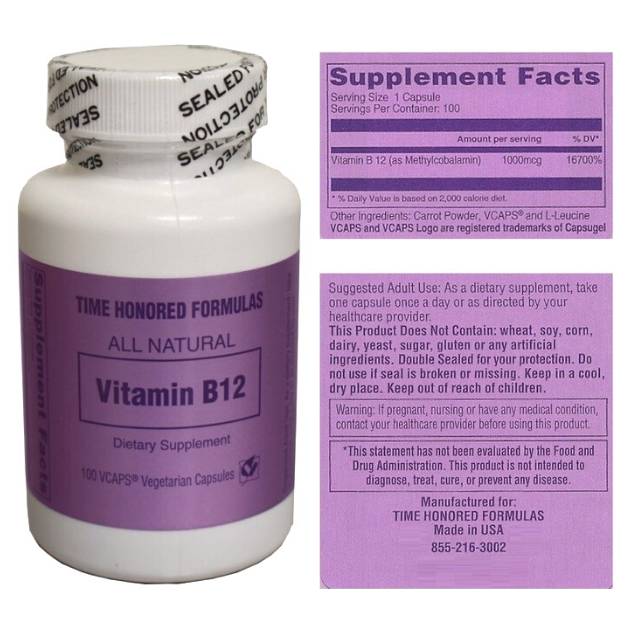 Vitamin B12 (Methyl B-12) Gerson