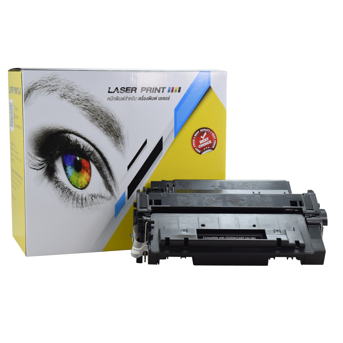 HP CE255X/Canon Cartridge-324II (12.5K) Laserprint Black