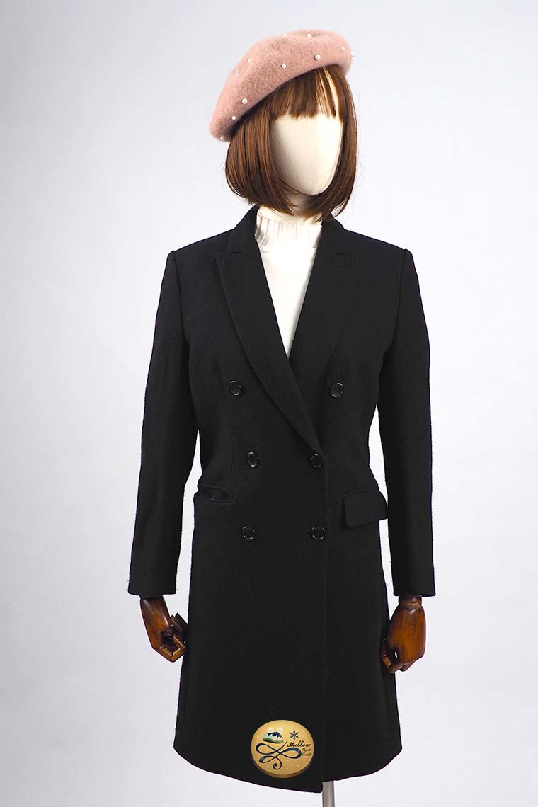 เช่าเสื้อโค้ทผู้หญิง รุ่น   Ebony Crow Straight Coat	902GCL116UQBKS1