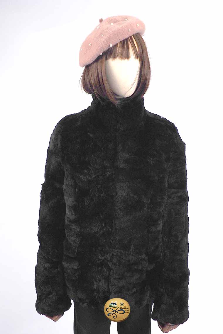 เช่าโค้ทเฟอร์  รุ่น Obsidian Fur faux Jacket  902GJF071YYBKM1