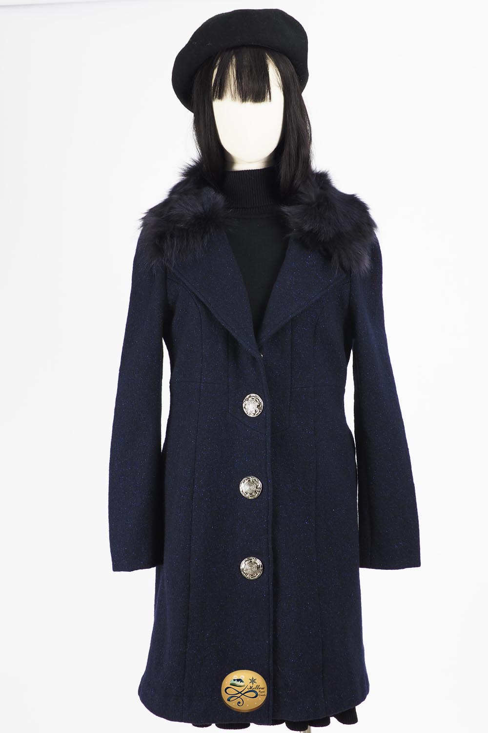 เช่าเสื้อโค้ทผู้หญิง รุ่น  Evening  Blue Coat  2006GCL751FABL1
