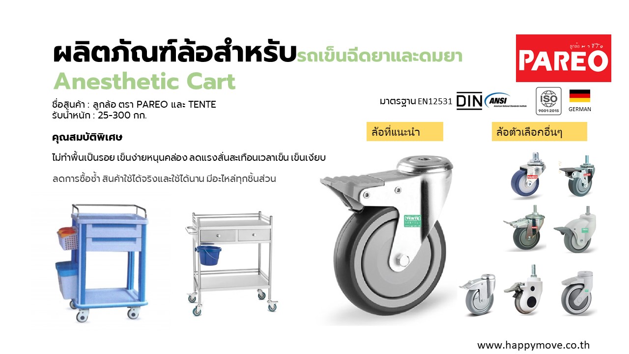 ล้อรถเข็นฉีดยา