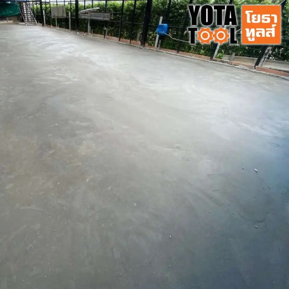 งานขัดมันปูน เครื่องขัดมันพื้นคอนกรีต 108STAR 36นิ้ว หรือ 100cm สีเหลือง ขัดมันพื้นปูน เครื่องขัดมันพื้นปูนยังไม่แห้ง ขัดมันแมงปอ เครื่องขัดมันแมลงปอ เครื่องยนต์เบนซิน TOSAKI รุ่น P36T20