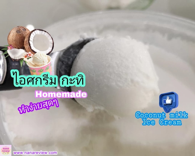 Coconut Milk Ice Cream Homemade