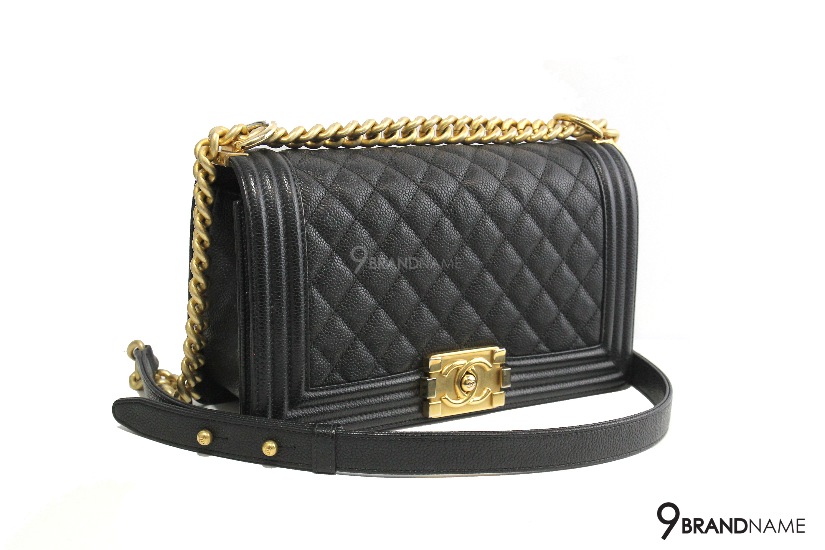 chanel boy 10 caviar