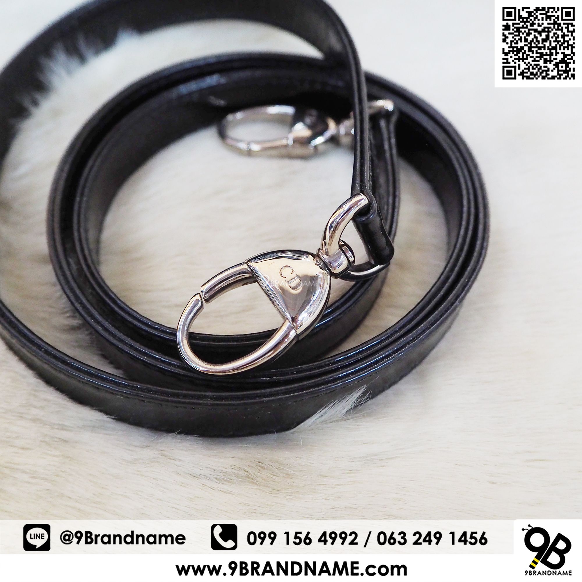Christian Dior Mini Lady Dior Black Patent SHW - 9brandname